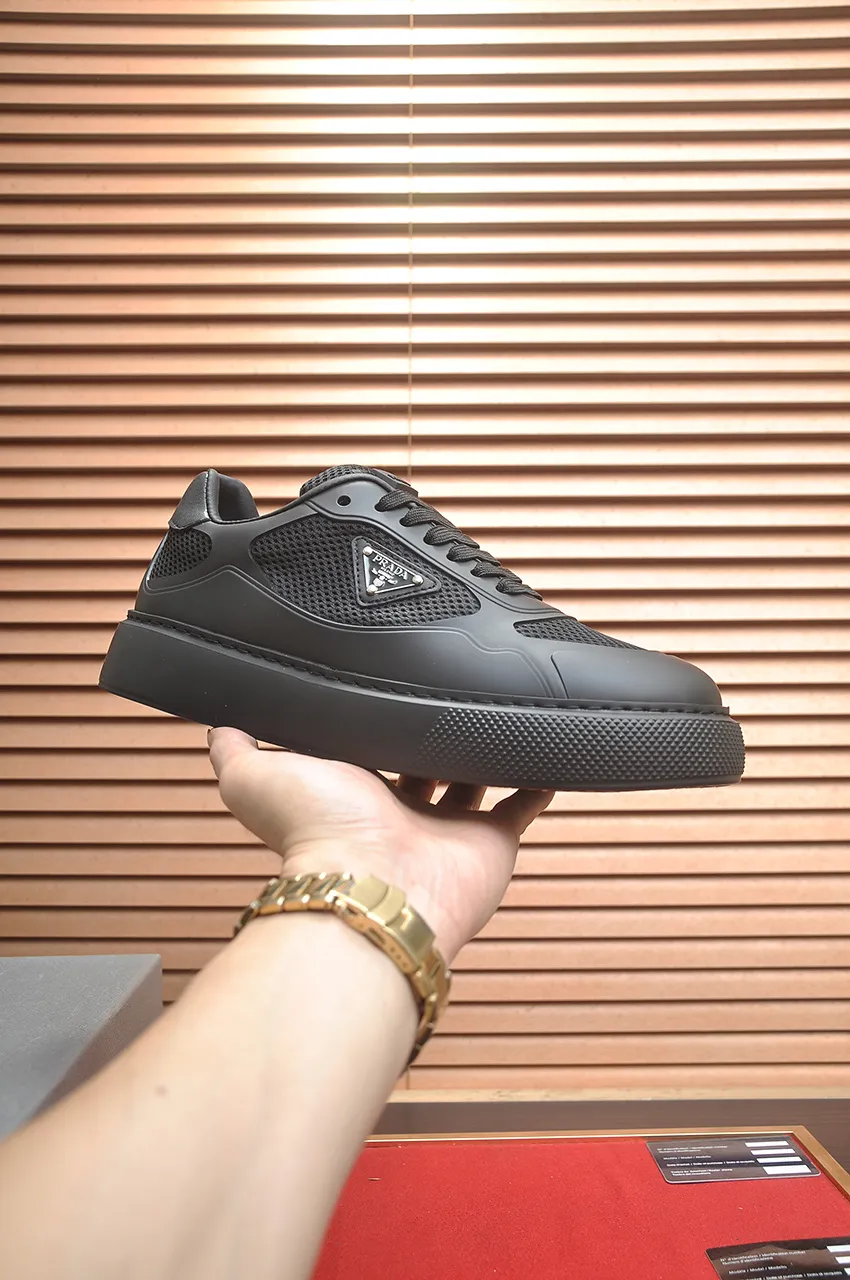 Men's shoes 💰580💶【PRADA】Top original, new season, high quality original goods, top imported calfskin with original imported glue, imported cowhide inside with original cowhide feet, original outsole! Quality guaranteed! Code 38-45 (45 customized)